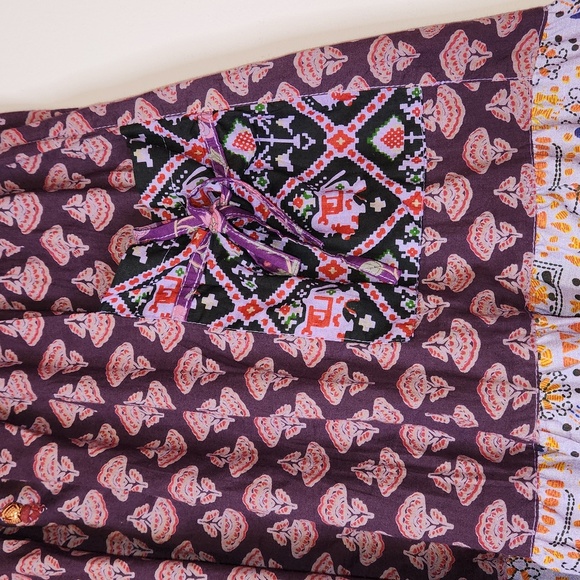 HIPPIE FOREVER Handmade Patchwork Handkerchief Pants, size OS - Picture 2 of 10